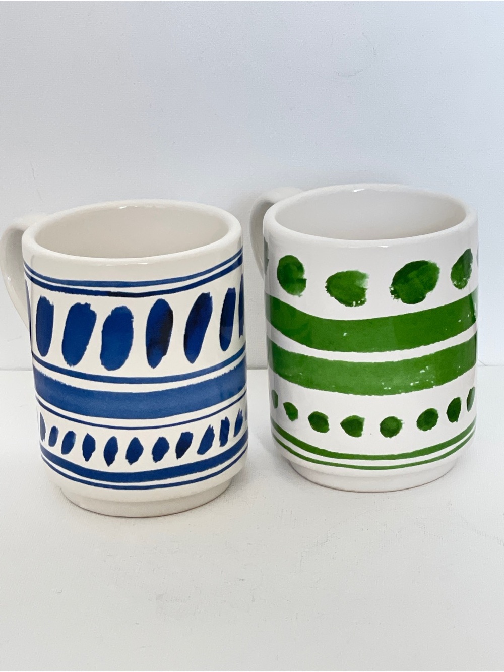 Kate Spade Lenox ALL In GOOD TASTE Pretty Pantry Stacking Mugs Set of Two - Picture 1 of 14